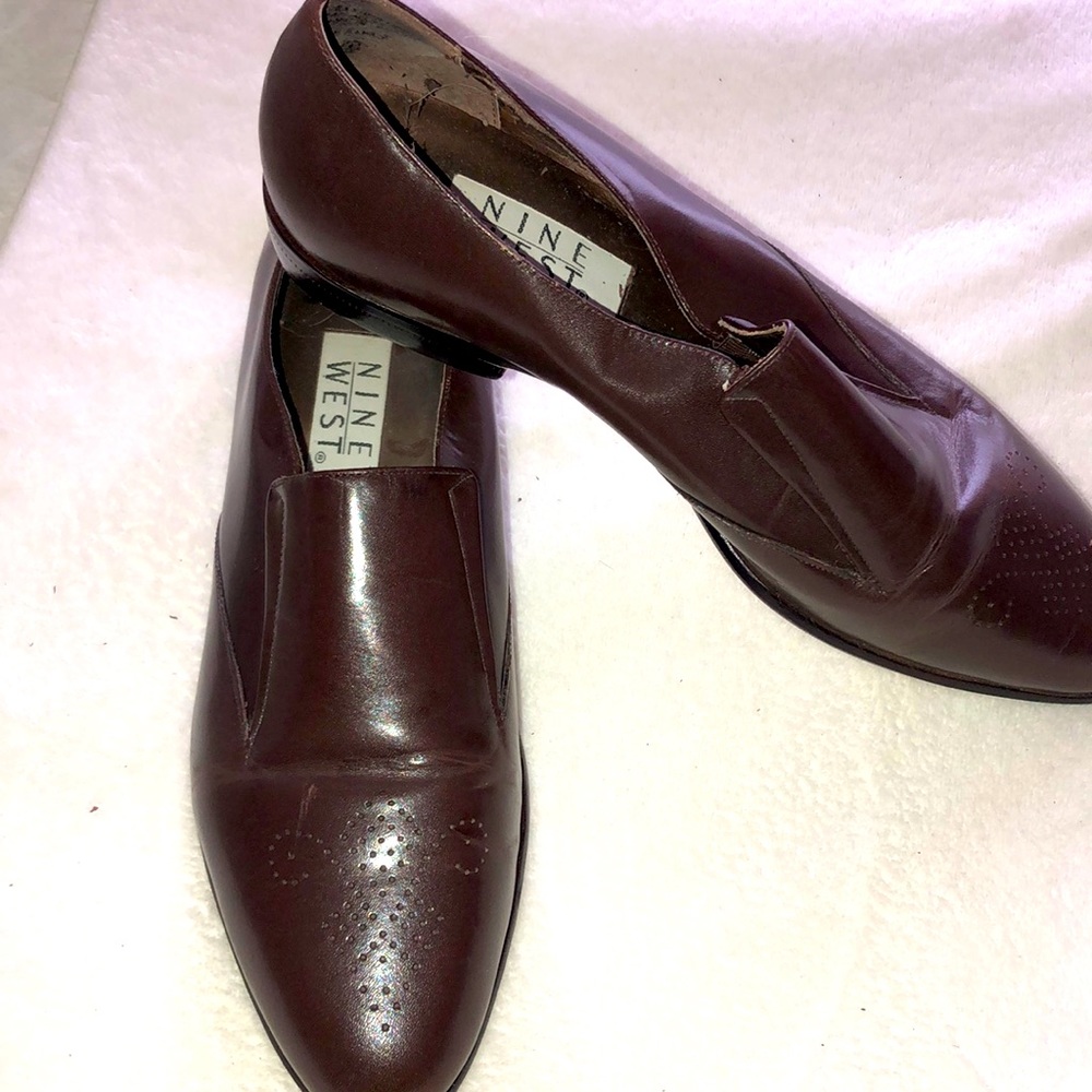 Nine West beautiful brown women’s shoe Sz 10